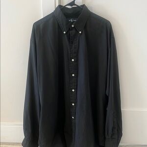 Ralph Lauren Black Button-Down Shirt